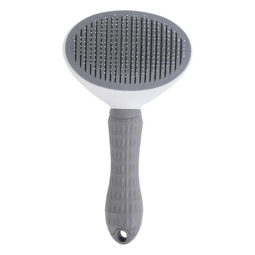 Cat Brush for Shedding & Grooming, Self-Cleaning Cat Slicker Brush with Push Button | Gentle Deshedding & Dematting Tool for Short & Long Hair Cats and Dogs | Massaging Pet Hair Remover for Loose Fur