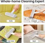 Pet Hair Removal Tool and Lint Roller Value Set, Sticky Lint Remover